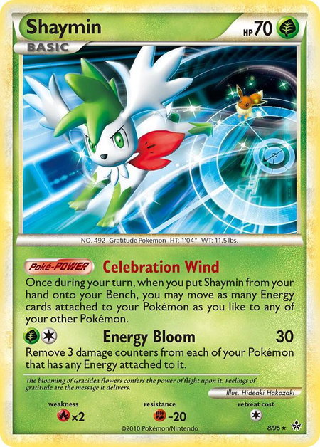 Shaymin - Unleashed Pokémon trading card