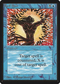 Spell Blast - Beta Edition (LEB) #80 - Common Magic: The Gathering Trading Card