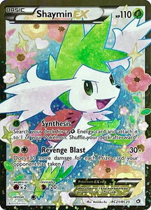 Shaymin EX (Full Art) - Legendary Treasures: Radiant Collection (LTR) #RC21/RC25 - Ultra Rare Pokémon Trading Card