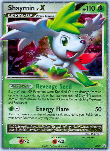 Shaymin LV.X - DP39 - Diamond and Pearl Promos Pokémon trading card