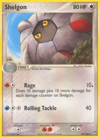 Shelgon - Power Keepers (PK) #39/108 - Uncommon Pokémon Trading Card