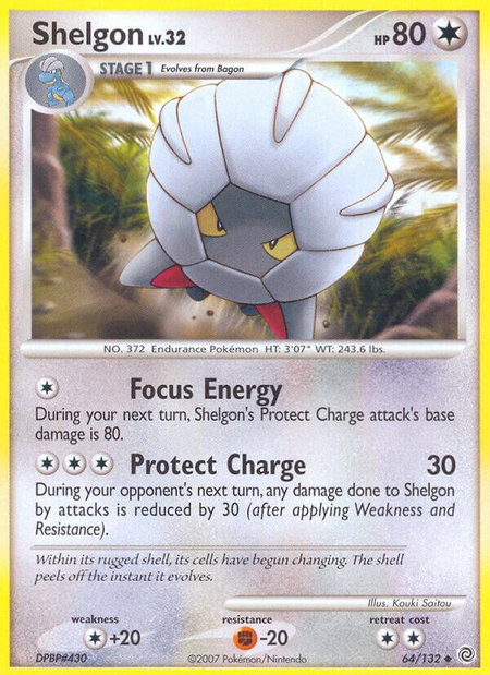 Shelgon - Secret Wonders Pokémon trading card