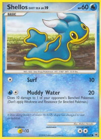 Shellos East Sea - Majestic Dawn (MD) #73/100 - Common Pokémon Trading Card