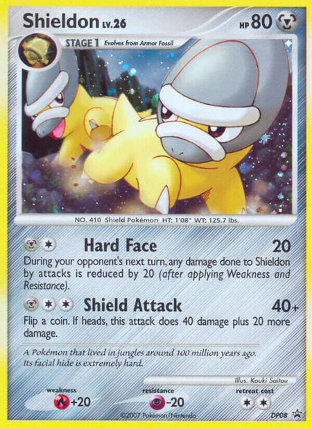 Shieldon - DP08 - Diamond and Pearl Promos Pokémon trading card