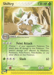Shiftry - 22/100 - Sandstorm (SS) #22/100 - Rare Pokémon Trading Card