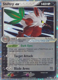 Shiftry ex - Crystal Guardians (CG) #97/100 - Ultra Rare Pokémon Trading Card