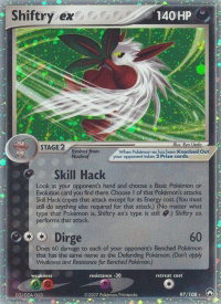 Shiftry ex - Power Keepers (PK) #97/108 - Ultra Rare Pokémon Trading Card