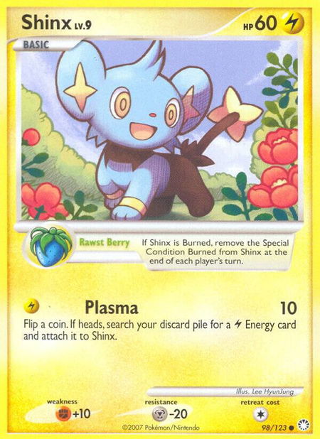 Shinx - Mysterious Treasures Pokémon trading card
