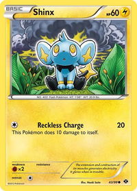 Shinx (43) - Next Destinies (NXD) #43/99 - Common Pokémon Trading Card