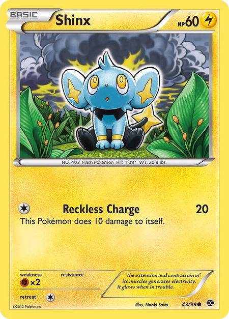 Shinx (43) - Next Destinies Pokémon trading card