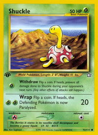Shuckle - Neo Genesis (N1) #072/111 - Common Pokémon Trading Card