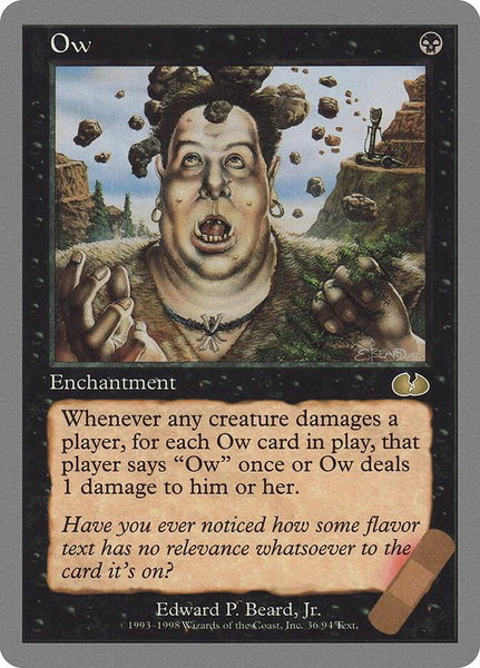 Ow - Unglued Magic: The Gathering trading card