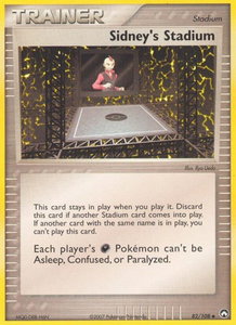 Sidney's Stadium - Power Keepers (PK) #82/108 - Uncommon Pokémon Trading Card