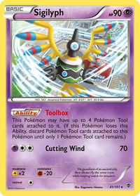 Sigilyph - Plasma Blast (PLB) #41/101 - Holo Rare Pokémon Trading Card