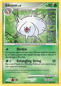 Silcoon - Diamond and Pearl (DP) #63/130 - Uncommon Pokémon Trading Card