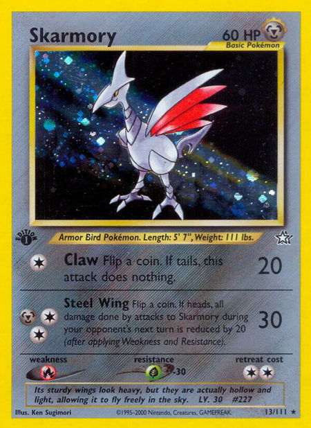 Skarmory - Neo Genesis Pokémon trading card