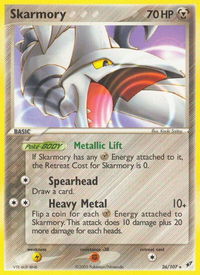 Skarmory - Deoxys (DX) #26/107 - Rare Pokémon Trading Card