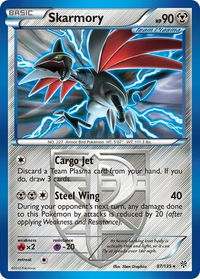 Skarmory (Team Plasma) - Plasma Storm (PLS) #87/135 - Rare Pokémon Trading Card