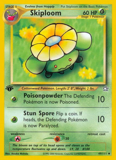 Skiploom - Neo Genesis Pokémon trading card