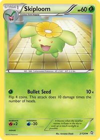 Skiploom - Dragons Exalted (DRX) #2/124 - Uncommon Pokémon Trading Card