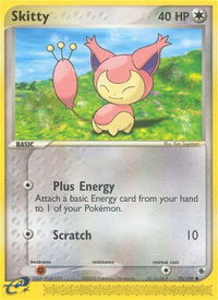Skitty - 70/109 - Ruby and Sapphire (RS) #70/109 - Common Pokémon Trading Card