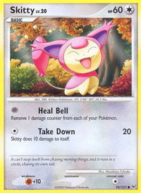 Skitty - Platinum (PL) #93/127 - Common Pokémon Trading Card