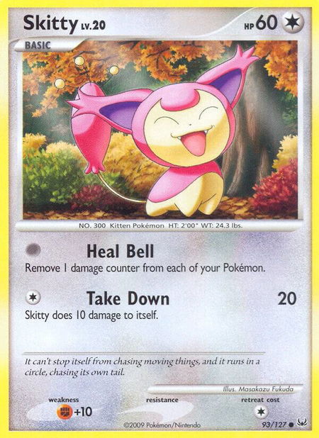 Skitty - Platinum Pokémon trading card