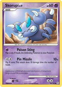 Skorupi - Diamond and Pearl (DP) #99/130 - Common Pokémon Trading Card