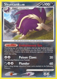 Skuntank - Stormfront (SF) #26/100 - Rare Pokémon Trading Card