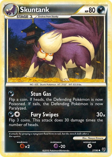 Skuntank - Undaunted Pokémon trading card