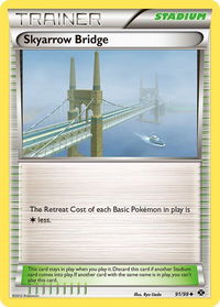 Skyarrow Bridge - Next Destinies (NXD) #91/99 - Uncommon Pokémon Trading Card