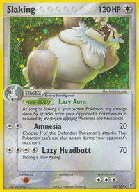Slaking - Deoxys (DX) #15/107 - Holo Rare Pokémon Trading Card