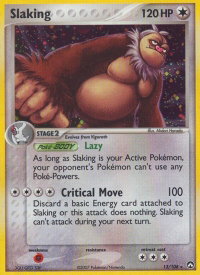 Slaking - Power Keepers (PK) #13/108 - Holo Rare Pokémon Trading Card