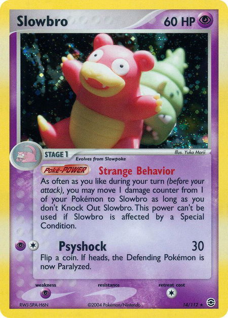 Slowbro - FireRed & LeafGreen Pokémon trading card