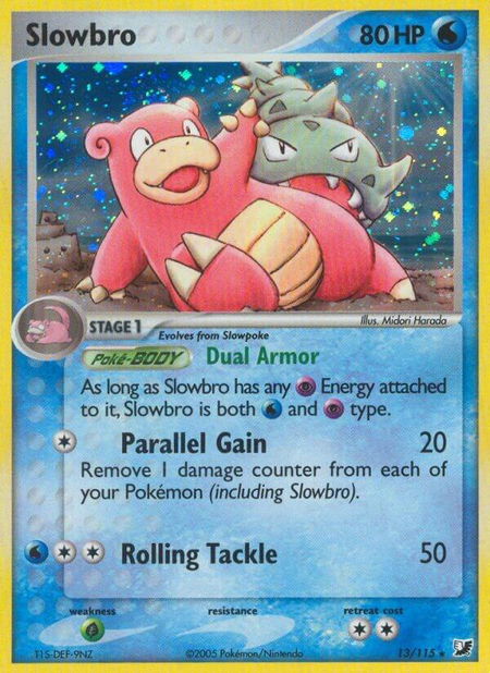 Slowbro - Unseen Forces Pokémon trading card
