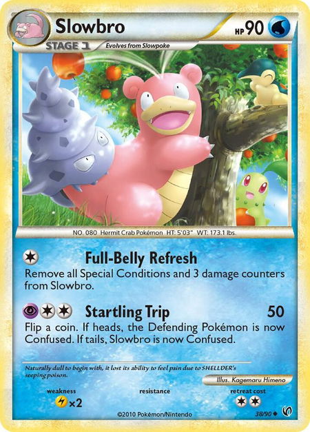 Slowbro - Undaunted Pokémon trading card