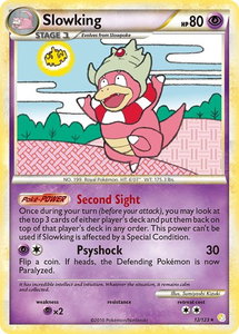 Slowking - HeartGold SoulSilver (HS) #12/123 - Holo Rare Pokémon Trading Card