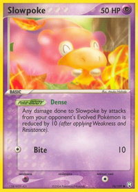 Slowpoke - Team Rocket Returns (RR) #76/109 - Common Pokémon Trading Card