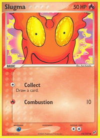 Slugma - 074/107 - Deoxys (DX) #74/107 - Common Pokémon Trading Card