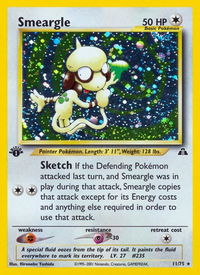 Smeargle (11) - Neo Discovery (N2) #11/75 - Holo Rare Pokémon Trading Card