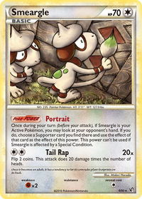 Smeargle - Undaunted (UD) #8/90 - Holo Rare Pokémon Trading Card