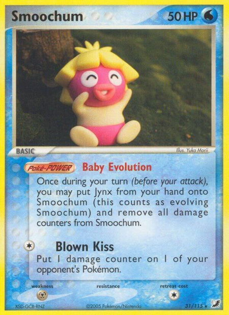 Smoochum - Unseen Forces Pokémon trading card