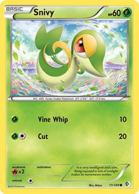 Snivy - Boundaries Crossed (BCR) #11/149 - Common Pokémon Trading Card
