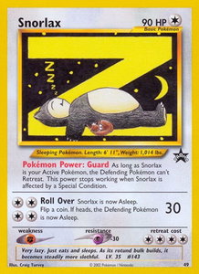 Snorlax - WoTC Promo (PR) #49/53 - Promo Pokémon Trading Card