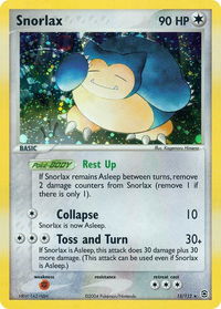 Snorlax - FireRed & LeafGreen (RG) #15/112 - Holo Rare Pokémon Trading Card
