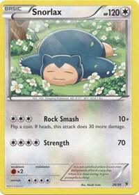 Snorlax - Kalos Starter Set Pokémon trading card