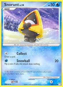 Snorunt - Mysterious Treasures (MT) #100/123 - Common Pokémon Trading Card