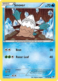 Snover - Plasma Blast (PLB) #25/101 - Common Pokémon Trading Card
