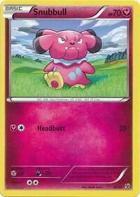 Snubbull trading card from Kalos Starter Set Snubbull - Kalos Starter Set Pokémon trading card