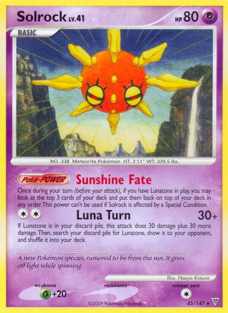 Solrock - Supreme Victors Pokémon trading card